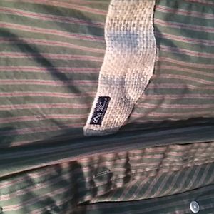 LRG, L, green dress shirt